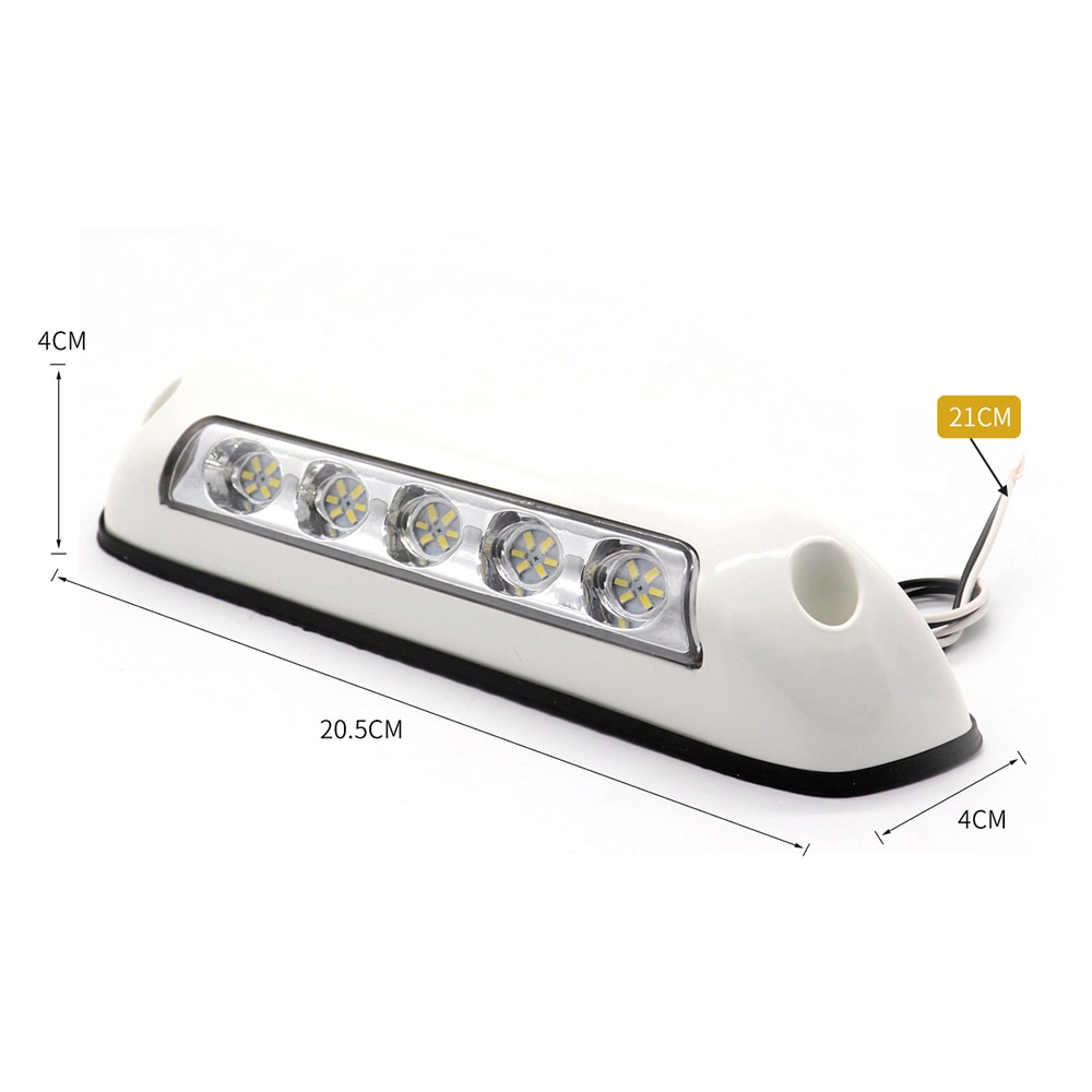 12V RV LED Awning Porch Light Waterproof Motorhome Caravan Interior Wall Lamps Light Bar RV Van Camper Trailer Exterior Lamp