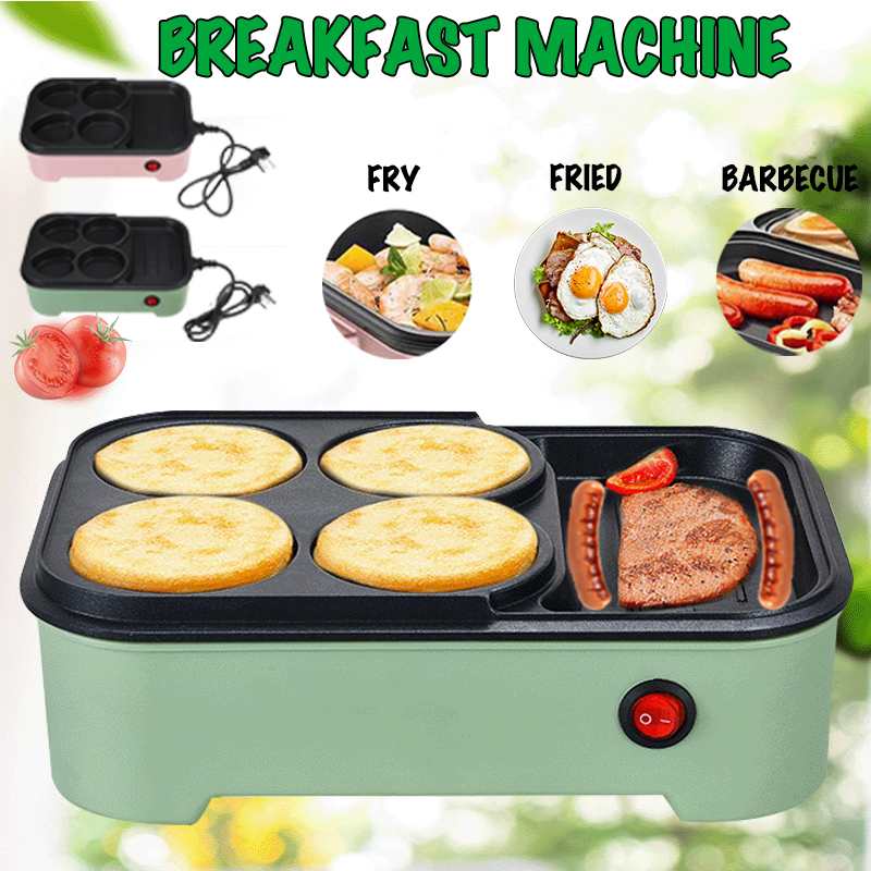 Multifunction Electric Egg Pancake Steak Grill Smokeless Indoor Electric Grill Plate Electric Skillet with Non-stick Frying Pan