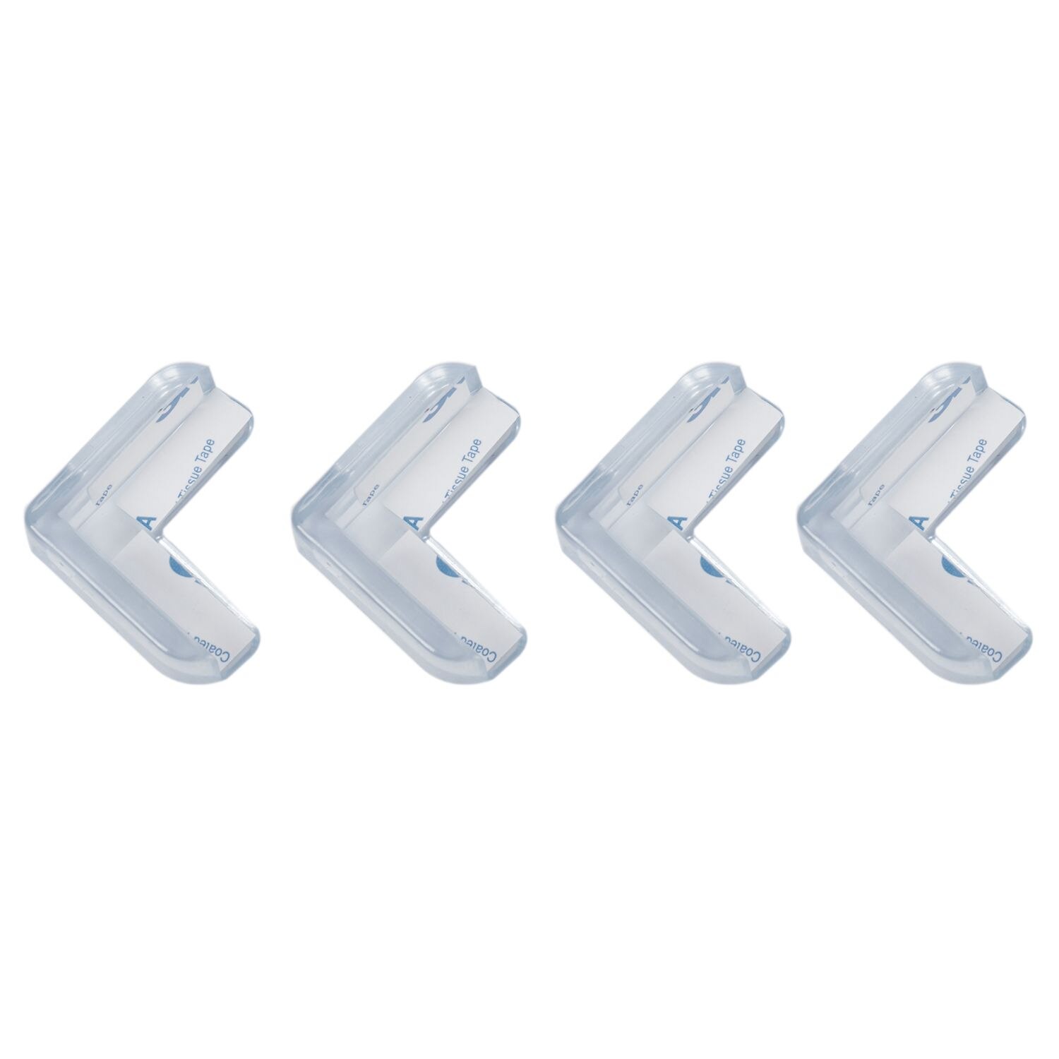 Protector de protección de esquina de escritorio de 4 piezas de plástico suave de seguridad transparente para mesa