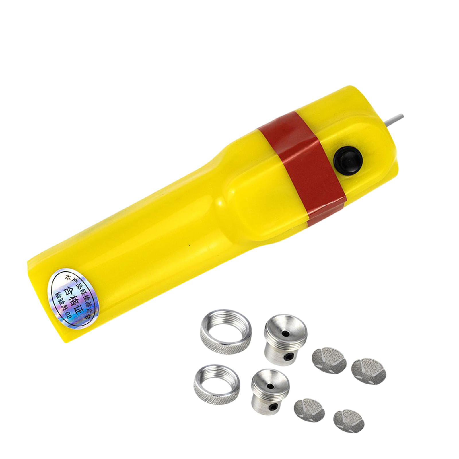 Pool Cue Tip Shaper Portable Pool Cue Tip Burnisher Replacement Cue Tip Sander Grinding Tool Billiard Accessory Repair Tool: Red