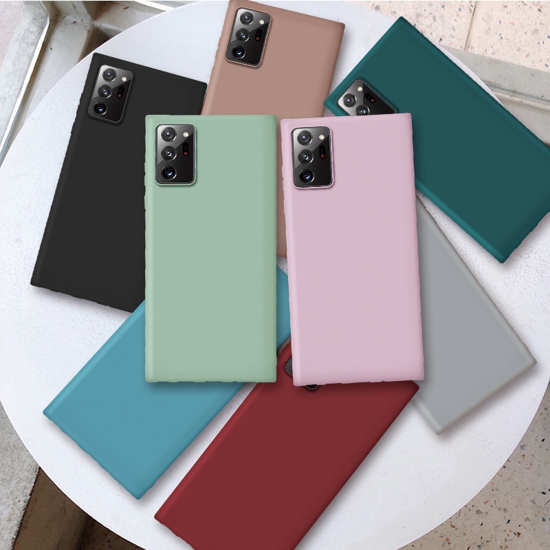 Fall für samsung galaxy note 20 ultra 5G abdeckung coque funda luxus dünne weiche tpu matte schutzhülle