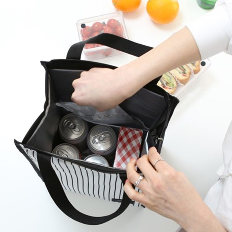 Vandtæt tykkere køletasker bærbar isoleret taske madposer med stor kapacitet håndmadsposer vandtæt ispose