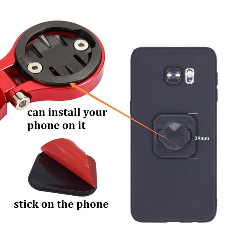 QIKU Carbon Fahrradcomputer-Halterung - Leicht & Stabil Für Garmin, Bryton Und Mehr