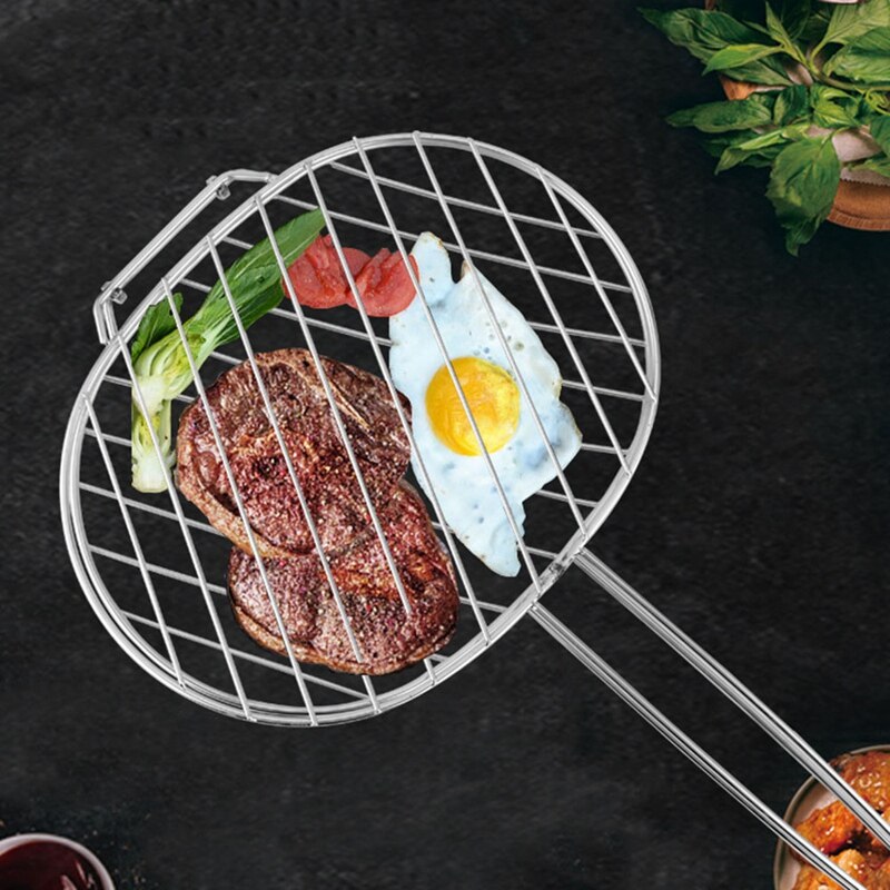 Rvs Barbecue Mesh Barbecue Mesh Clip Barbecue Gereedschap Bbq Gegrilde Vis Clip