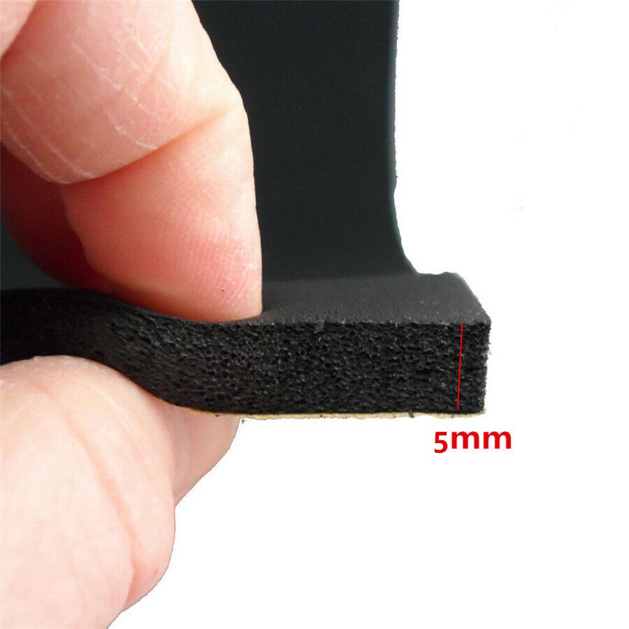 Auto Geluid Verzachtend Materiaal Mat 10 STKS 10 MM Geluidsisolatie voor Auto Foam Auto Geluid Hittebestendig Auto Isolatie Auto Motor Firewall Warmte Aluminium Schuim (Kleur: 10 MM Zwart