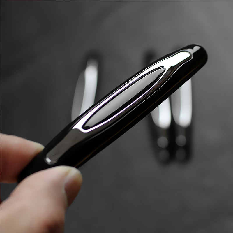 4 stk universell bildørbeskytter myk automatisk dørbeskyttelse kant hjørne støtfangerbeskyttelsesstøping beskyttelsesstrimmel dekorativ