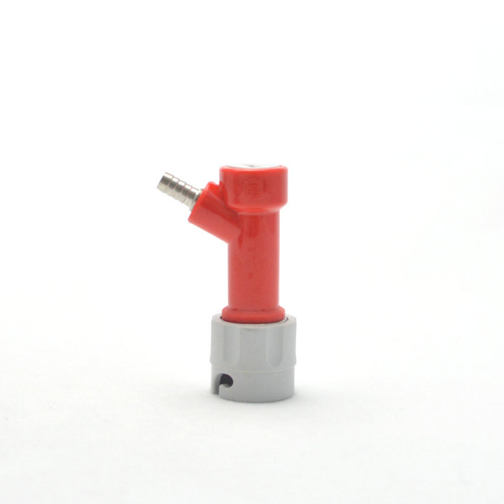 Pin lock gas  in 1/4 " weerhaakfitting - zelfgebrouwen bier corny cornelius vat tap