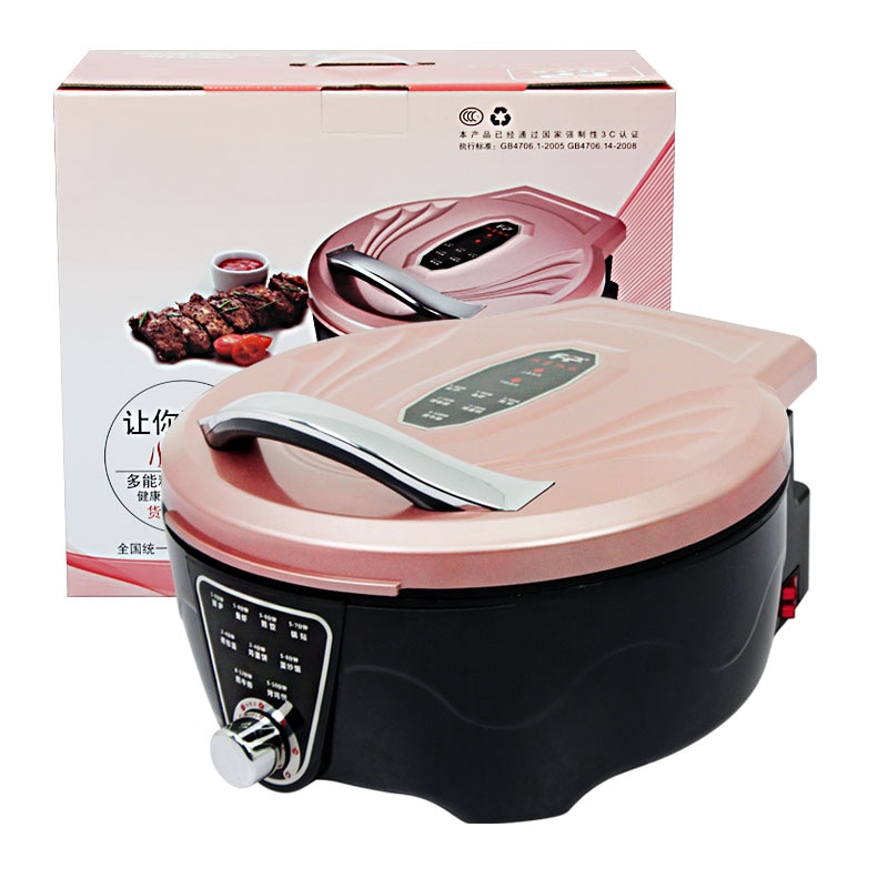 Household electric baking pan double-sided heating to deepen the electric baking pan electric frying pan to deepen the