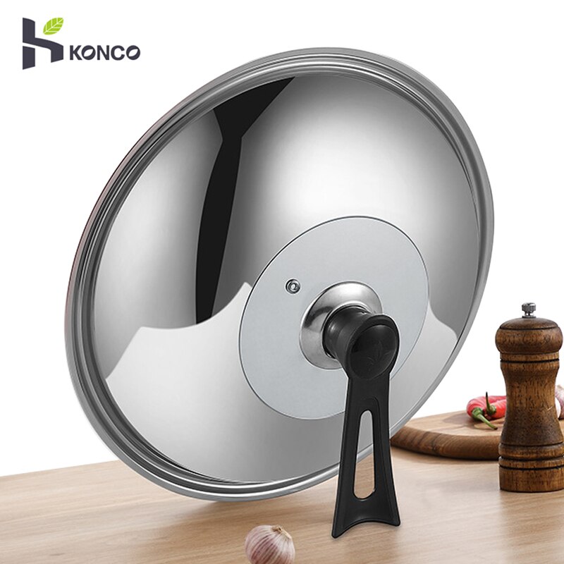 30/32/34/36cm pokrywka robić patelni zapobiegająca oparzeniom pokrywka garnka parowego wymieniona pokrywka z uchwytem widoczna szklana kopuła wok pokrywa akcesoria kuchenne