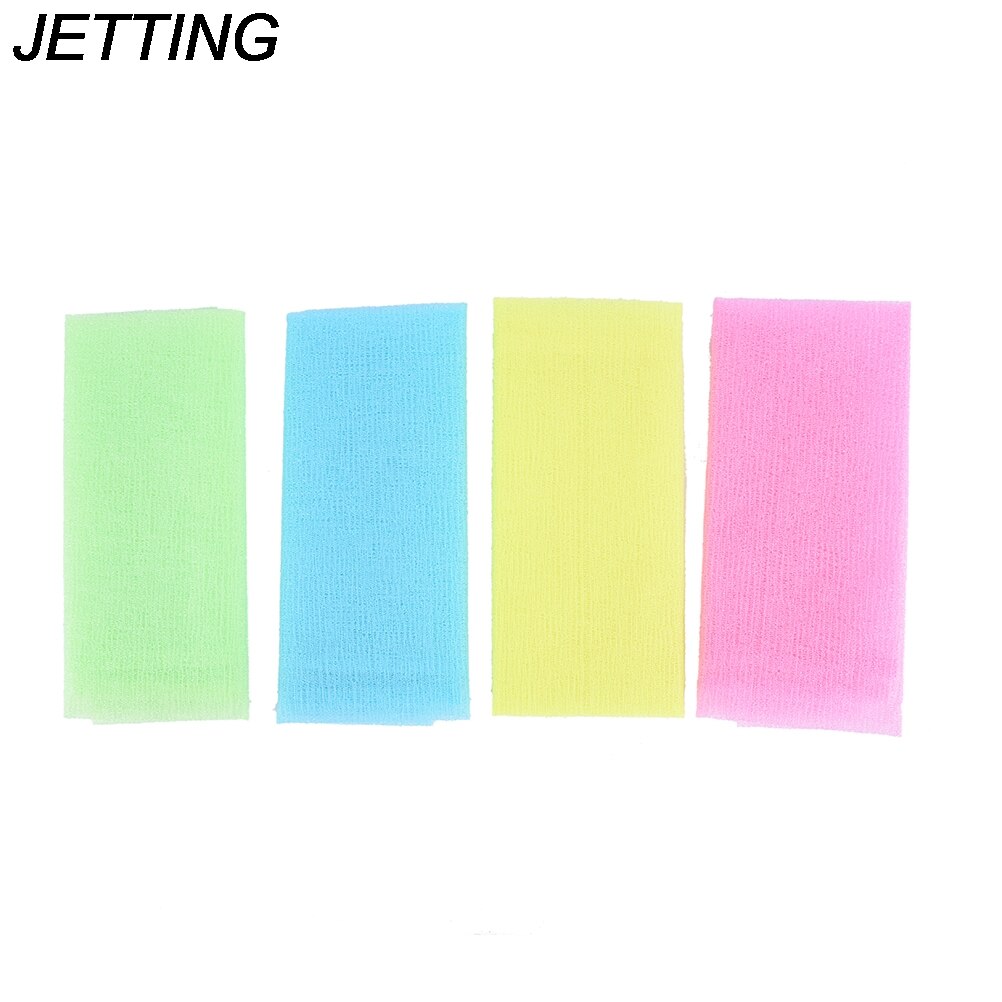 1pcs Nylon Japanese Exfoliating Beauty Skin Bath Shower Wash Cloth Towel Back Scrub Body Cleaning Washing Sponges & Scrubbers