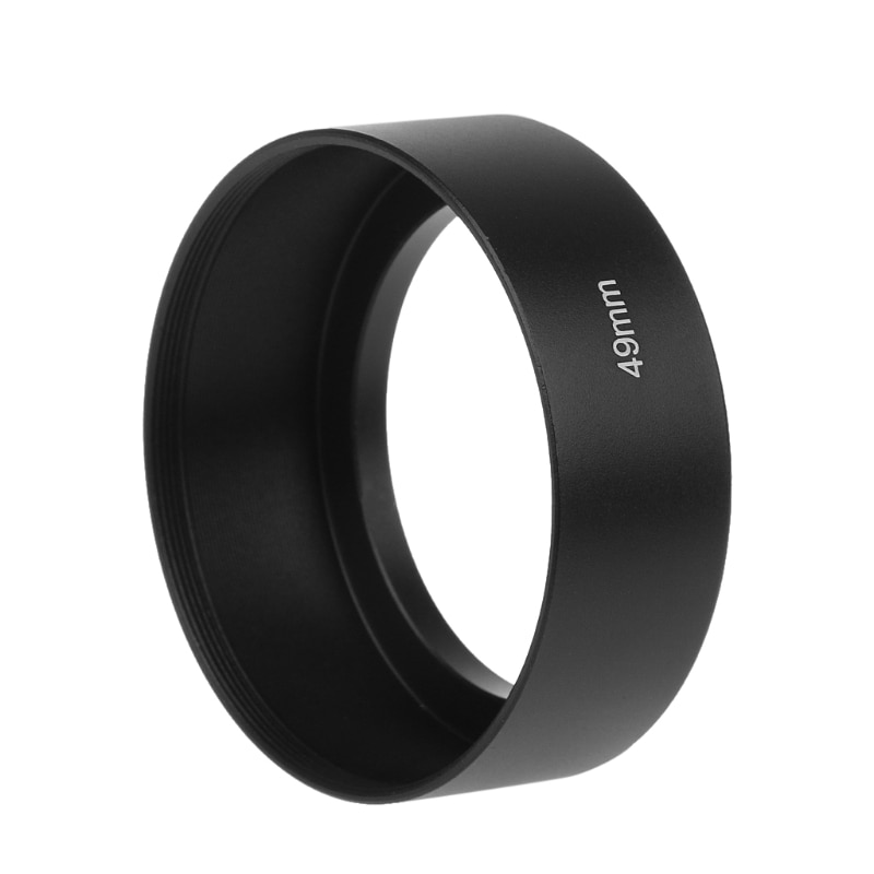 Universal 49mm/58mm lente de foco longo capa parafuso-na montagem para canon dslr slr câmera