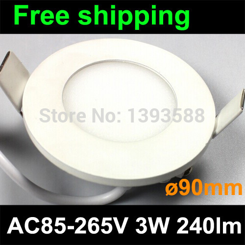 AC85~265V Slim led panel light round 4W CE RoHS