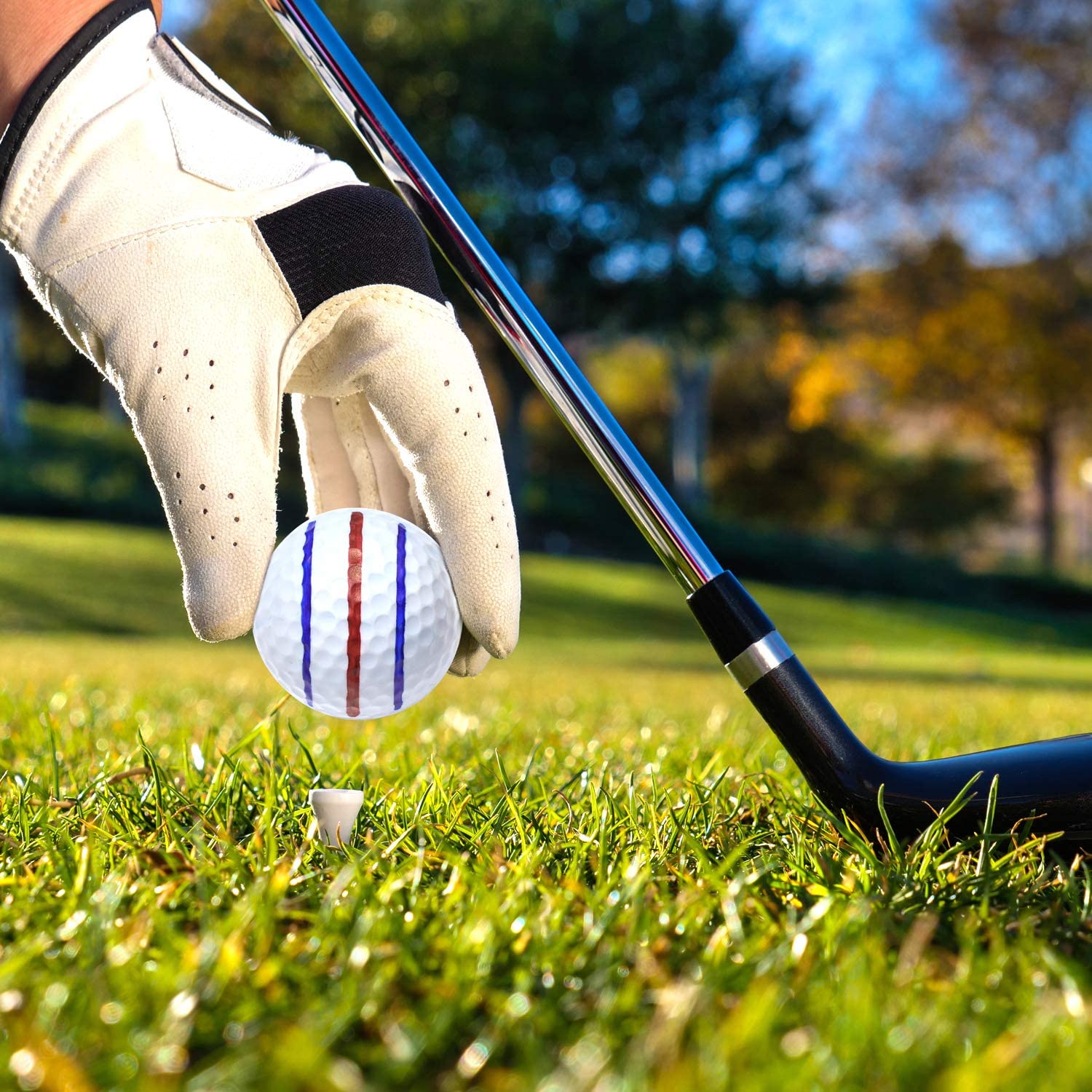 Golfball-Linienmarkierung mit 2 Stiften-einstellen, Golfbälle, Vorlage, Ausrichtung, Putten Trainer, Golfzubehör