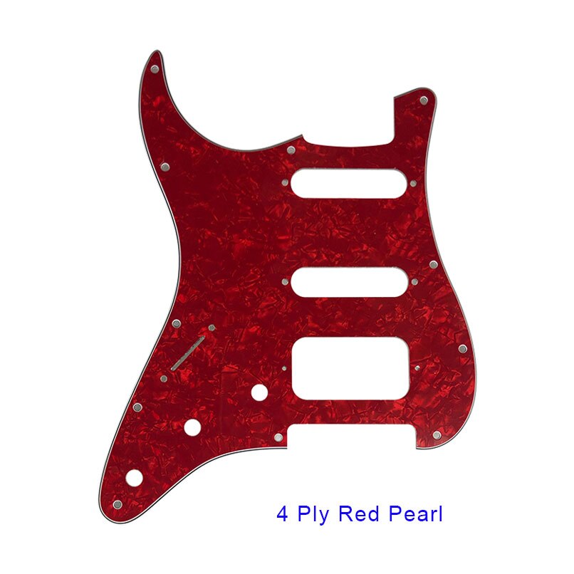 Gitardeler - for usa\mexico fd venstrehendt stratocaster 72 ' 11 skruehull standard humbucker hss gitar plekterbrett skrapeplate