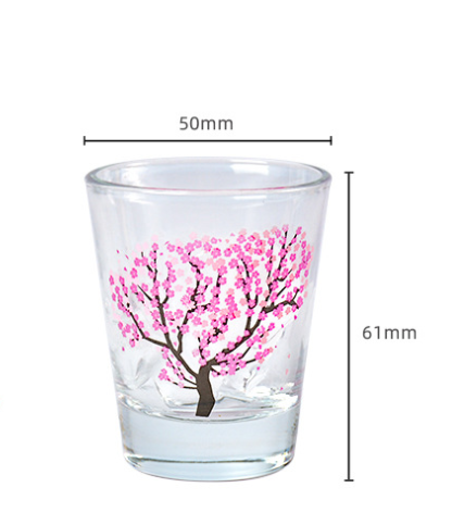 103 små mini 80ml 2oz glasskålar med spritglas