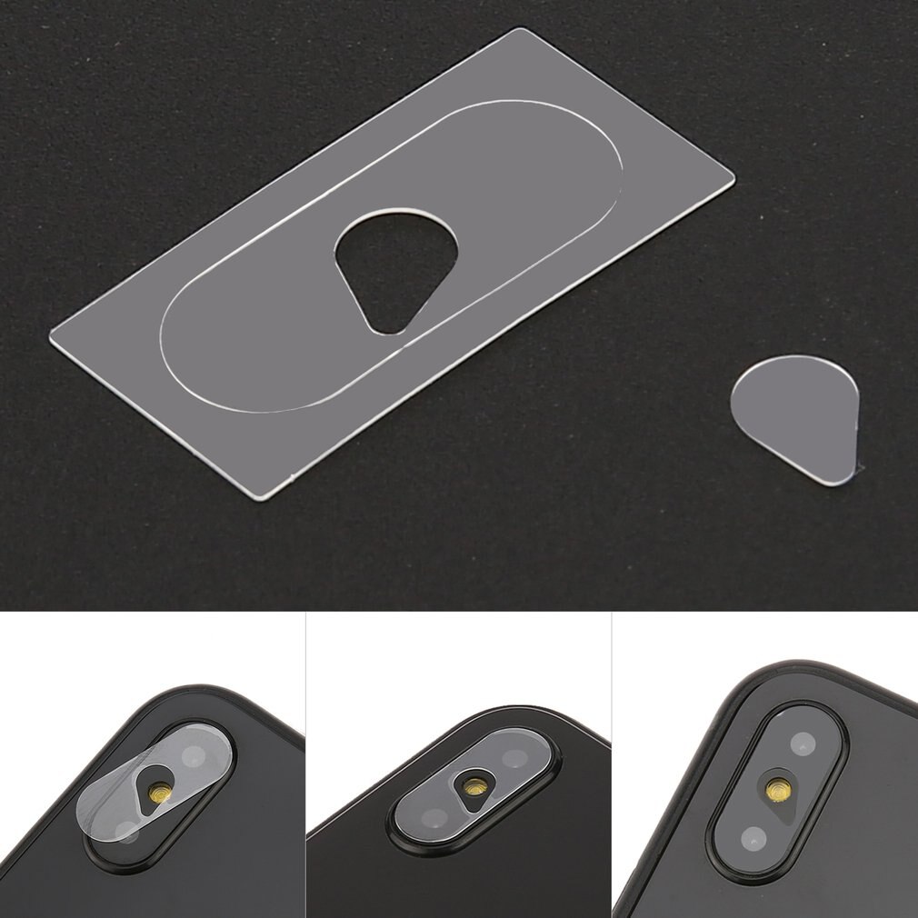 For iPhone X Camera Lens Screen Protector Protective Film Transparent HD Tempered Glass Lens Film Shatterproof Anti-fingerprint