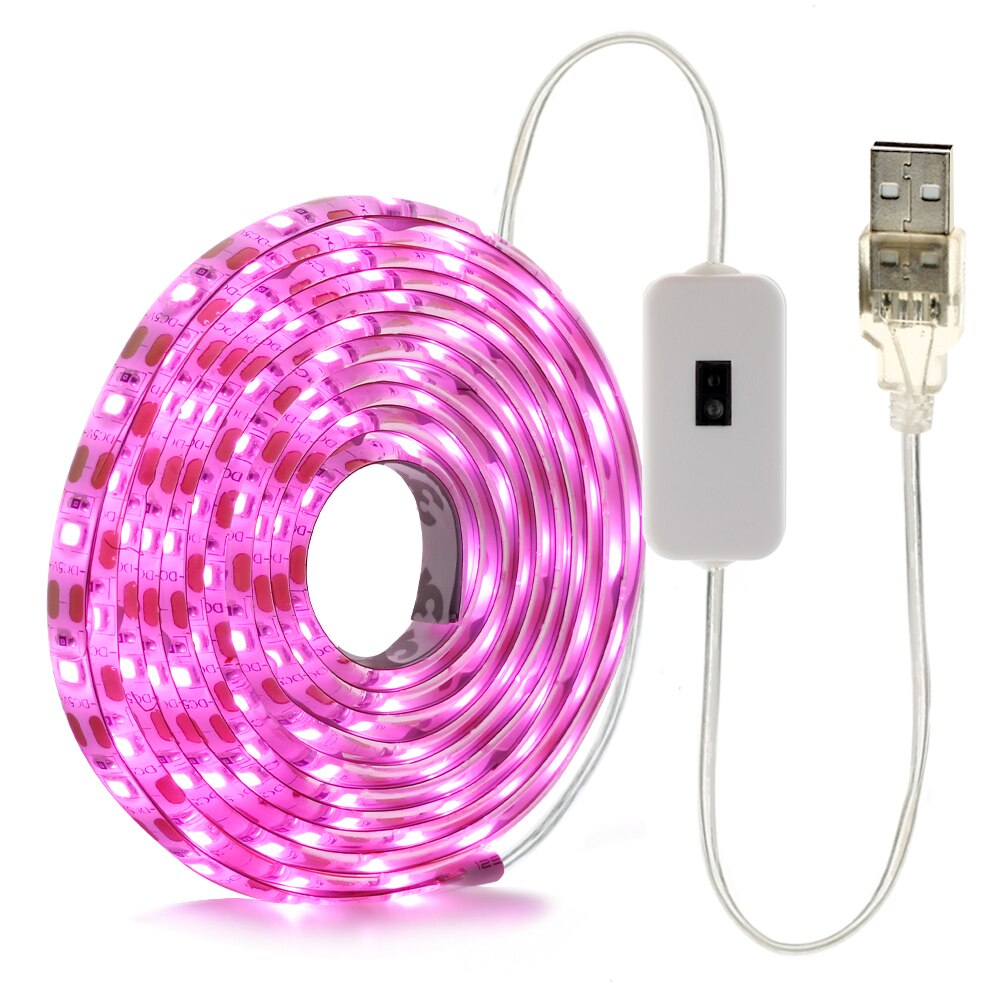 Full Spectrum Grow Light 5V USB LED Strip 0.5m 1m 2m Hand Sweep Sensor / Touch Switch Growing LED Tape Light.: Hand Sweep Switch / 50cm / No waterproof