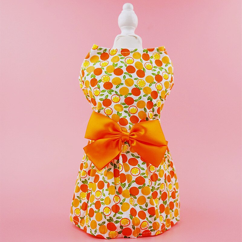 Small Dog Costume Summer Cat Dress Doggy Puppy Chihuahua Yorkie Pomeranian Clothes Maltese Poodle Pet Clothing XS Dog Skirt