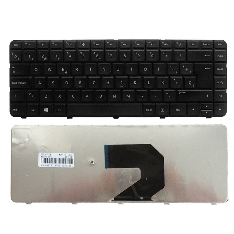 Laptop Spanish Keyboard for HP 697529-161 698694-161 2B-41730I611 SP Keyboard Black