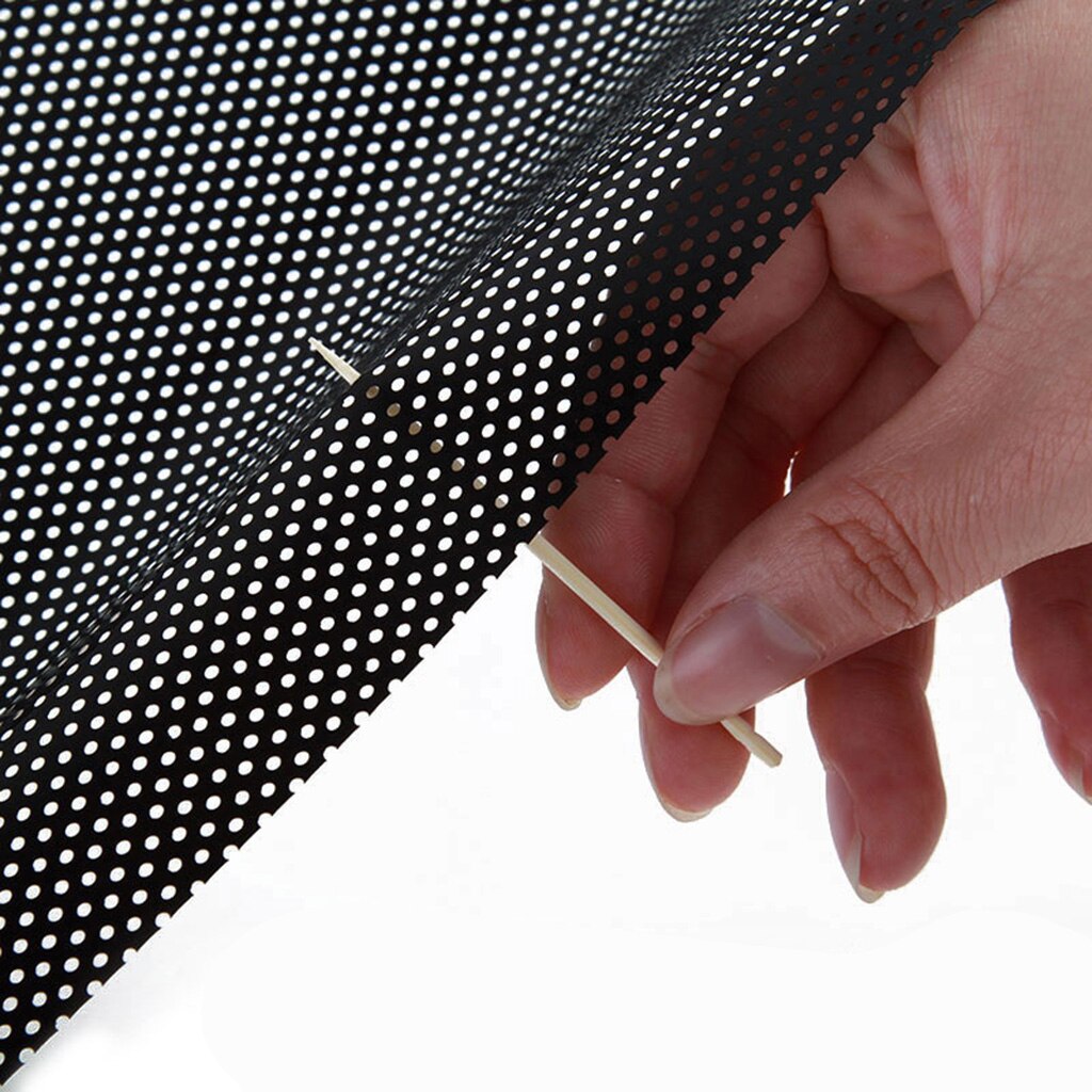 2pcs Car Auto Side Window Mesh Film Sunshade Net Sun Shade Sticker PVC Guard
