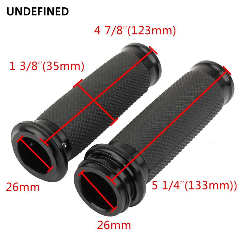 1&#39;&#39; Motorcycle Handle Grips Electronic Throttle 25mm Handlebar Grips for Harley Touring Road King Electra Tri Glide FLHR Dyna