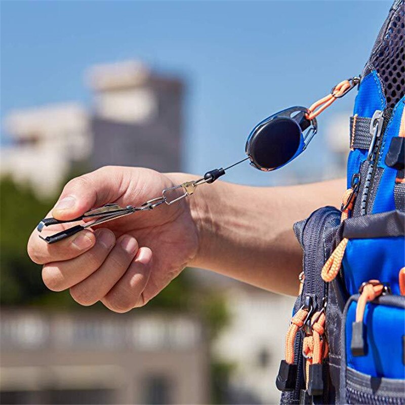 Vissen Tool Quick Knoop Snelle Tie Knoper Vliegbindset Lijn Cutter Clipper Nipper Lijn Schaar Tang Retractor Visgerei Accessoires