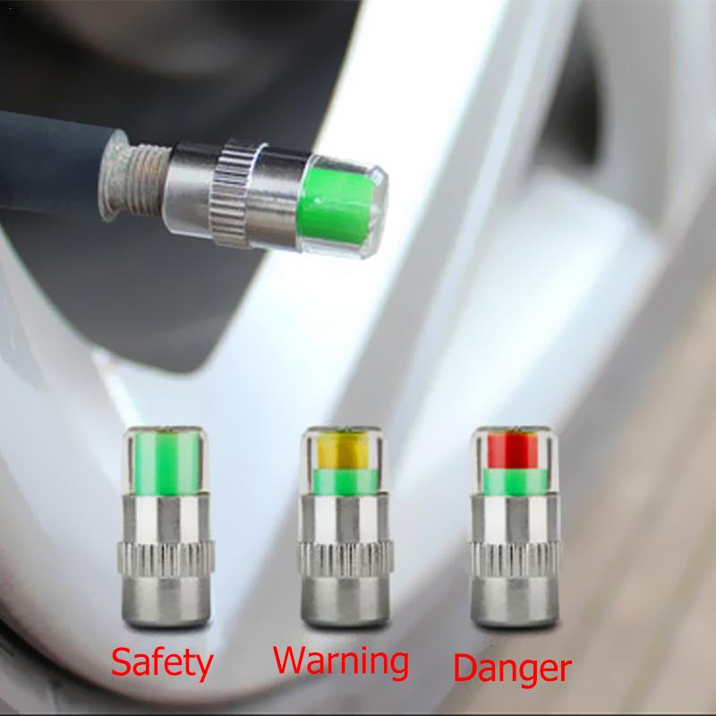 1Pc Auto Tire Pressure Monitor Ventieldopjes Cover Sensor Air Tyre Gauge Waarschuwing Alert Nuttig Apparaat indicator