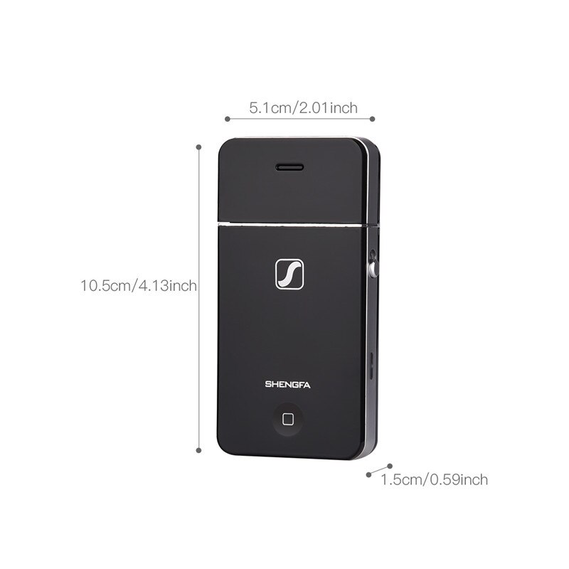 Portable Rechargeable électronique alternatif simple lame rasoir électrique ForMen barbe RazorBarbeador tondeuse à cheveux tondeuse 334