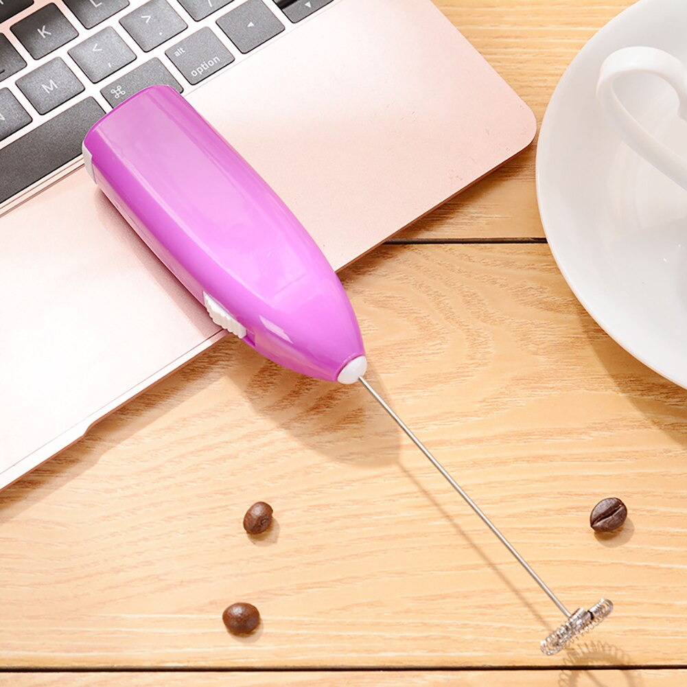 Practical Automatic Home Mini Kitchen Tools Battery Operated DIY Portable Handheld Stainless Steel Milk Frother