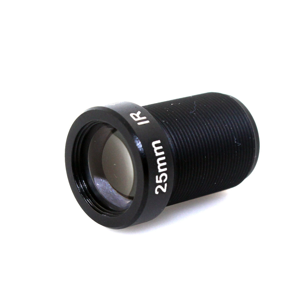 5.0 megapixel  hd 25mm ir cctv linse 1/2 " til hd ip ahd cctv kamera linse  f2.4 m12 mount fast iris lang visningsafstand op til 50m