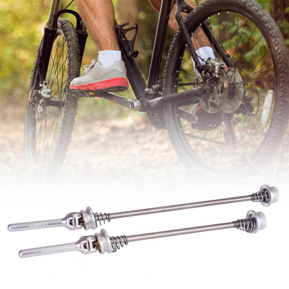 Smooth Bike Hub Axle Skewer Titanium Alloy Quick Release Skewer Durable Universal Cycling Wheel Skewer Parts