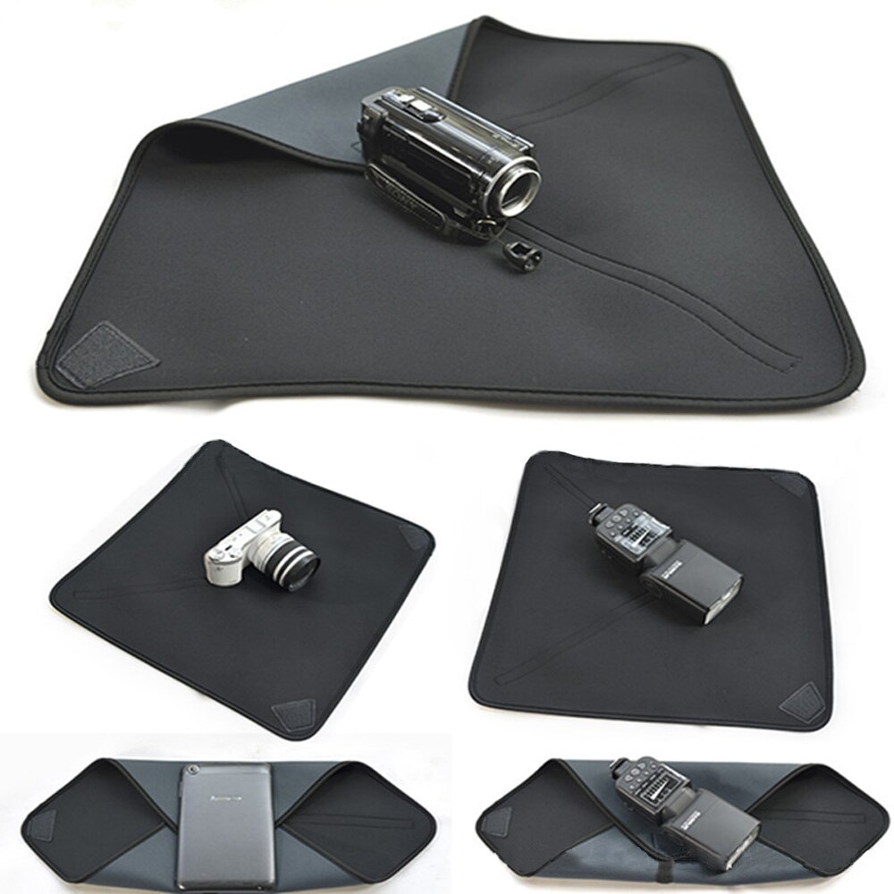 Shockproof Camera Wrap Neoprene Folding Camera Protective Wrap Cloth Blanket for DSLR Lens Flash Cloth Protect Cover Accessories