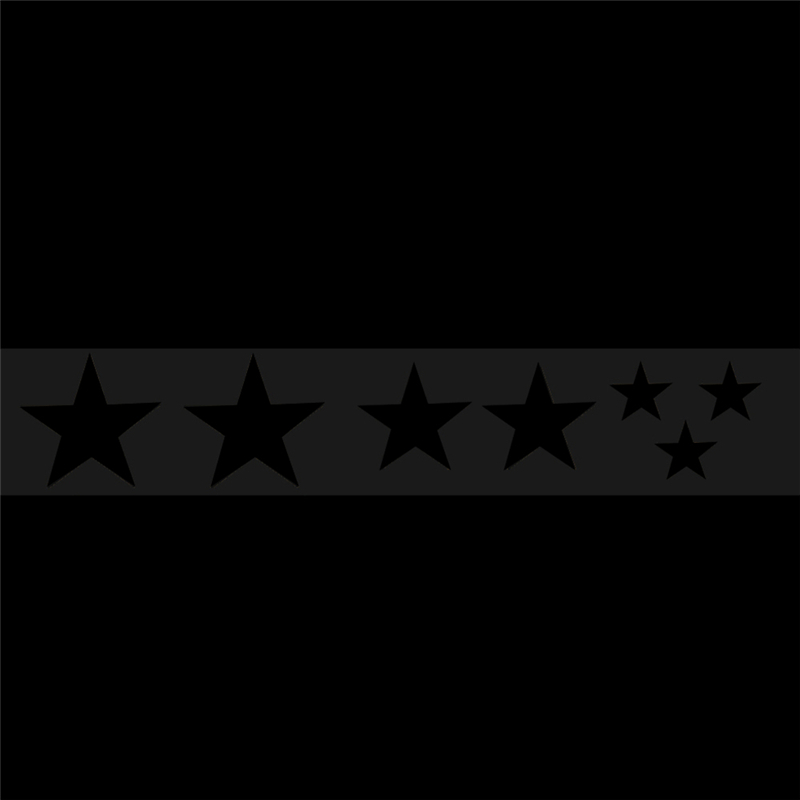 Mountain Bike Reflective Stickers Frame Wheel Stickers Bicycle Accessories: black