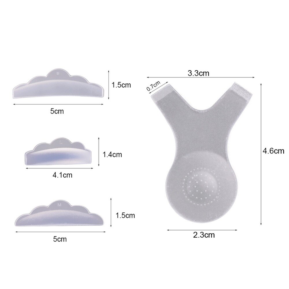 Silikoniripsien perm tyyny kierrätys ripset shield lifting kihartimet 3d ripsien meikkitarvikkeet applikaattori työkalut  #288087