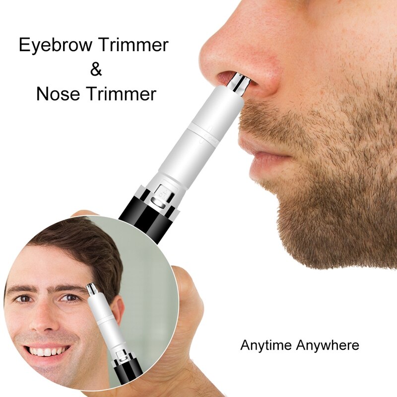 Surker sk -188 2 in1 elektrisk øre næse trimmer til mænds kvinde barbermaskine genopladeligt hårfjerning øjenbryn trimer sikkert varigt ansigt