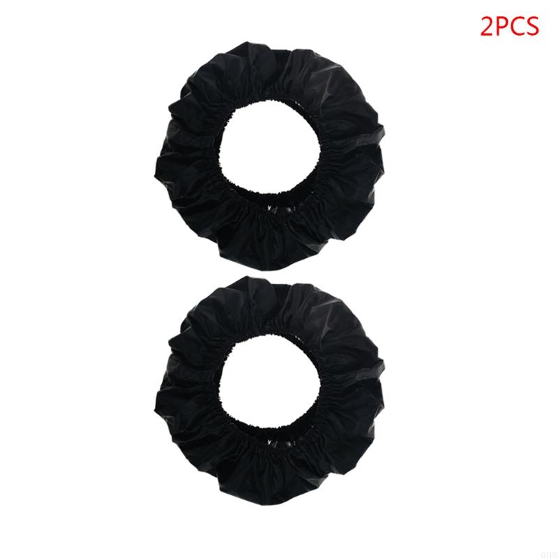 Q1fe stroller wheel protectors, stroller wheel covers, stroller tires, dustproof covers: Red