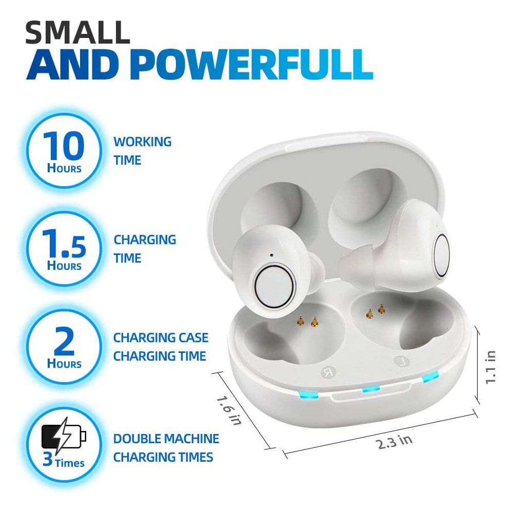 deaf aid Hearing Aid Intelligent style Low-noise Wide-frequency One-click Operation Elderly In-ear Hearing Aids rechargeable