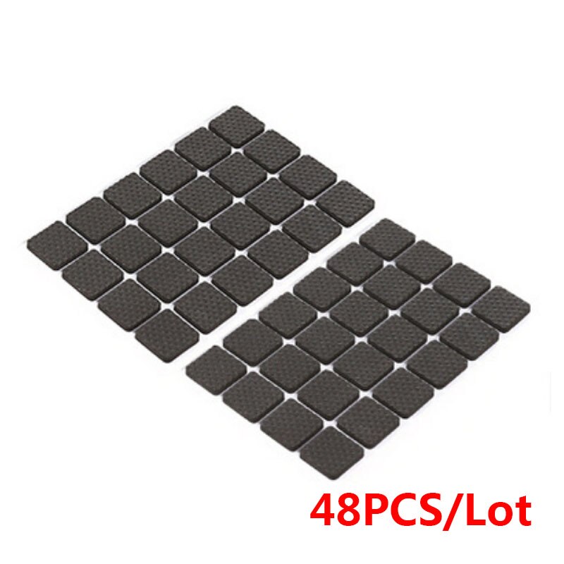 Møbler selvklebende føtter antiskli myke gulvbordsmatter neonychium ben sklisikker stol slitesterk filtputer antiskid 1-24 stk: 4