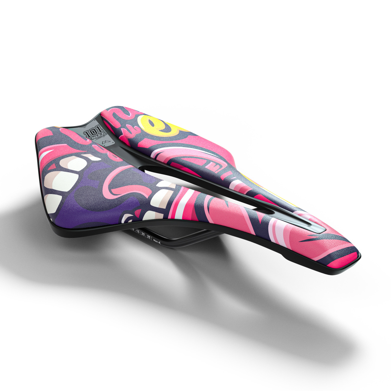 Kleurrijke Patroon Gel Extra Zachte Fiets Mtb Zadel Kussen Fiets Hollow Zadel Road Mountainbike Zetel Fiets Accessoires: color 5
