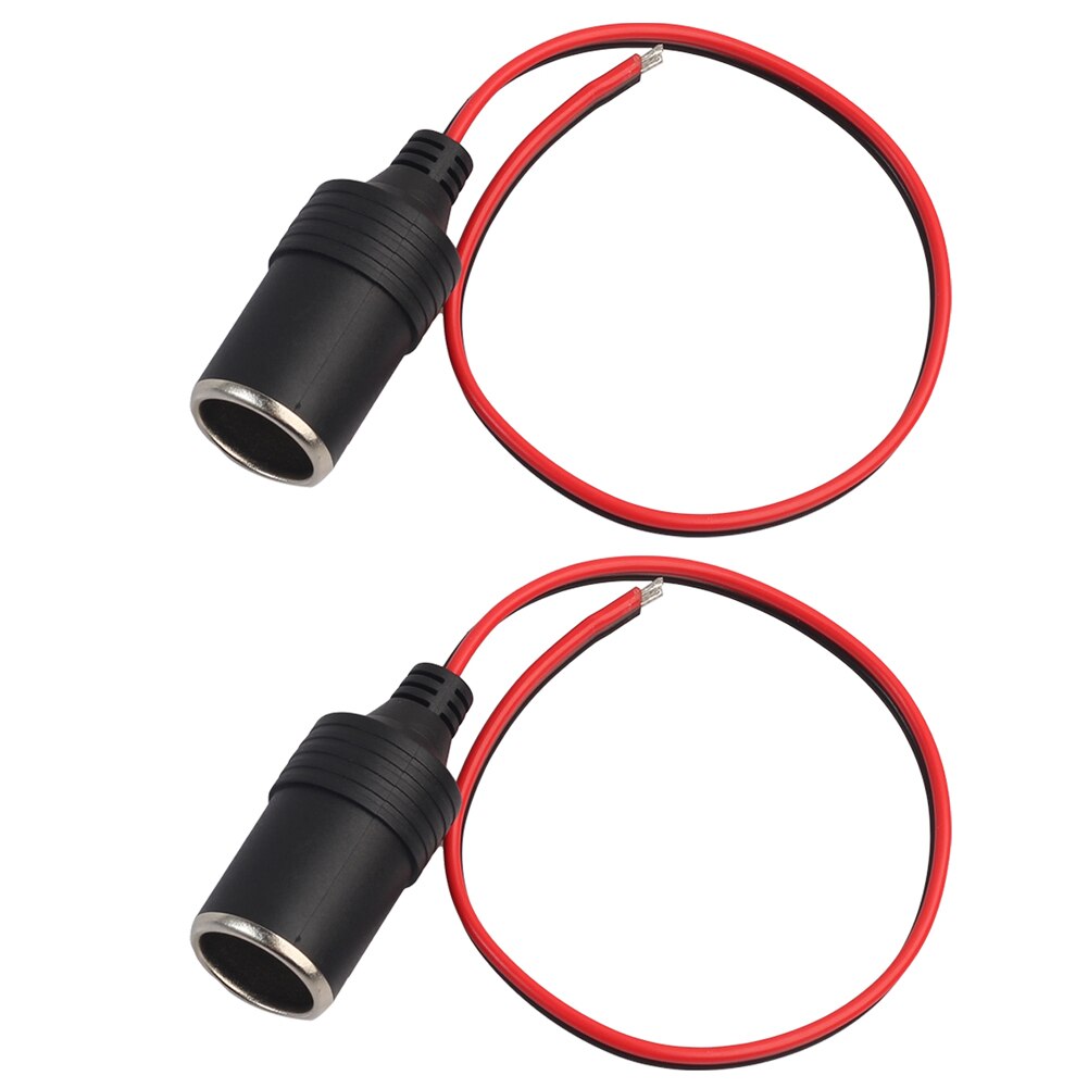 12V 10A Max.120W Car Cigarette Lighter Charger Cable Female Socket Plug Connector Adapter Universal 1PCS Adapter Cable Fuse: Type2