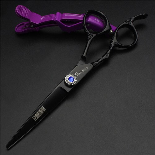 6 Inch Left-handed Barber Scissors Hairdressing Thinning Scissprs Cutting Shears Left Handed Hairdresser Makas: 6inch E1