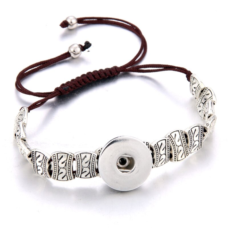 Nuovo Scatto Gioielli forma di Pesce di pesce Che Borda Ciondolo braccialetto di Perline Fit 20 MILLIMETRI 18 MILLIMETRI Snap Bottoni Gioielli Scatta In Metallo braccialetto: 14