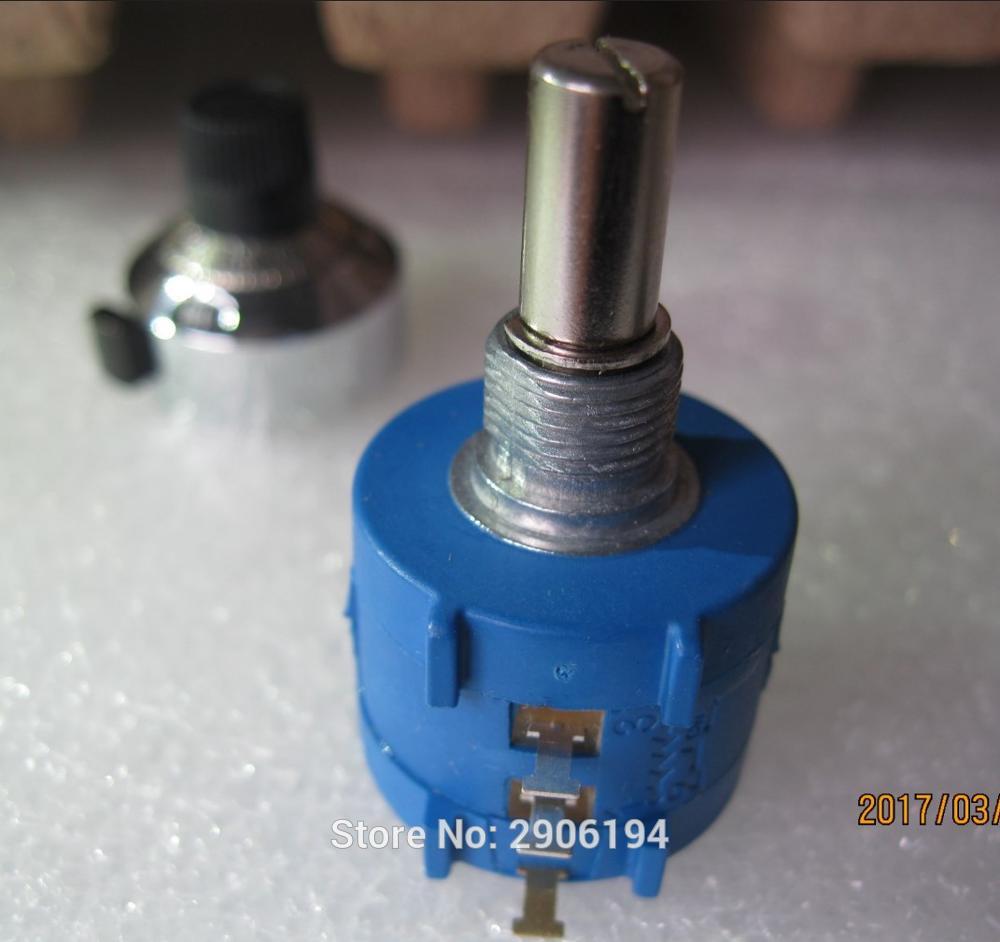 5 St 100 K Ohm 3590S-2-104L Precisie Multiturn Potentiometer schakelaar 10 Ring Verstelbare Weerstand Turns Counting Dial Draaiknop