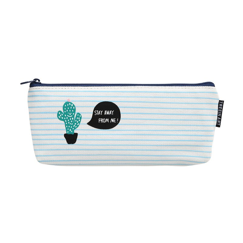 Trousse à crayons Cactus Bts, sac de rangement pour cosmétiques, papeterie, , boîte à crayons, fournitures scolaires: C