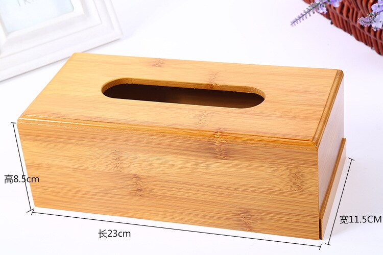 Caja de pañuelos de carbón de bambú Vintage tipo asiento soporte de papel de almacenamiento de rollo recipiente para papel seda organizador de servilletas faciales de baño: 23x11.5x8.5cm