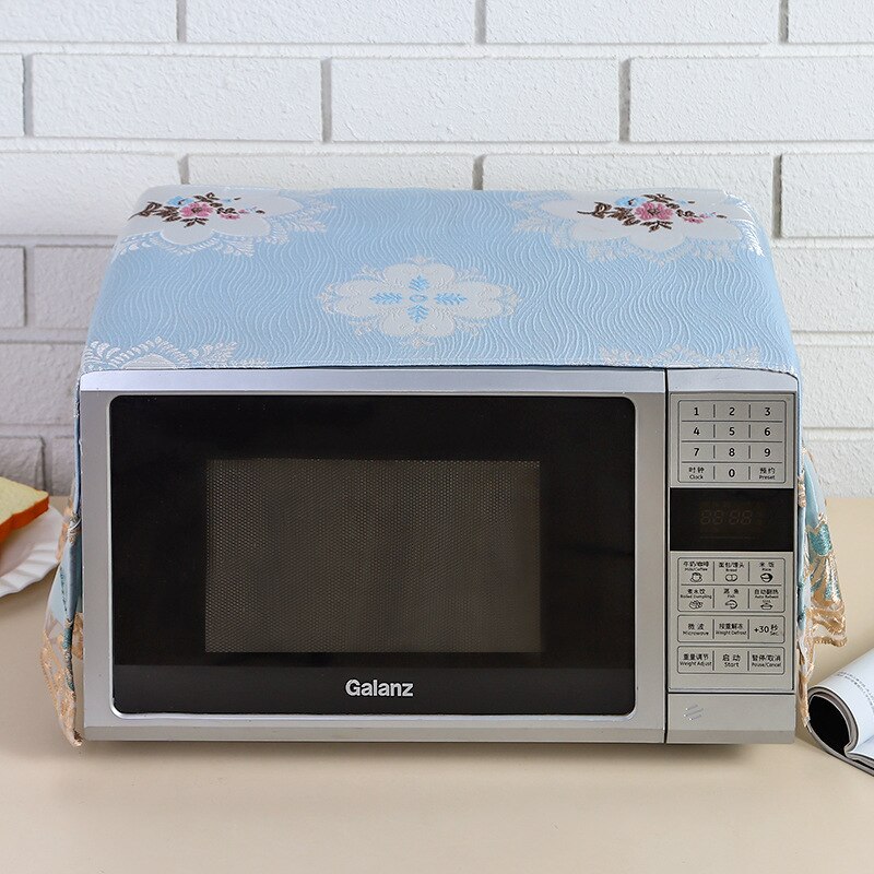 Moderne Neue Haushalts Tischdecke Ofen Tuch Abdeckung Handtuch Mikrowelle Staub Abdeckung Lagerung Tasche Schnee Blume Mikrowelle Ofen Abdeckung: K