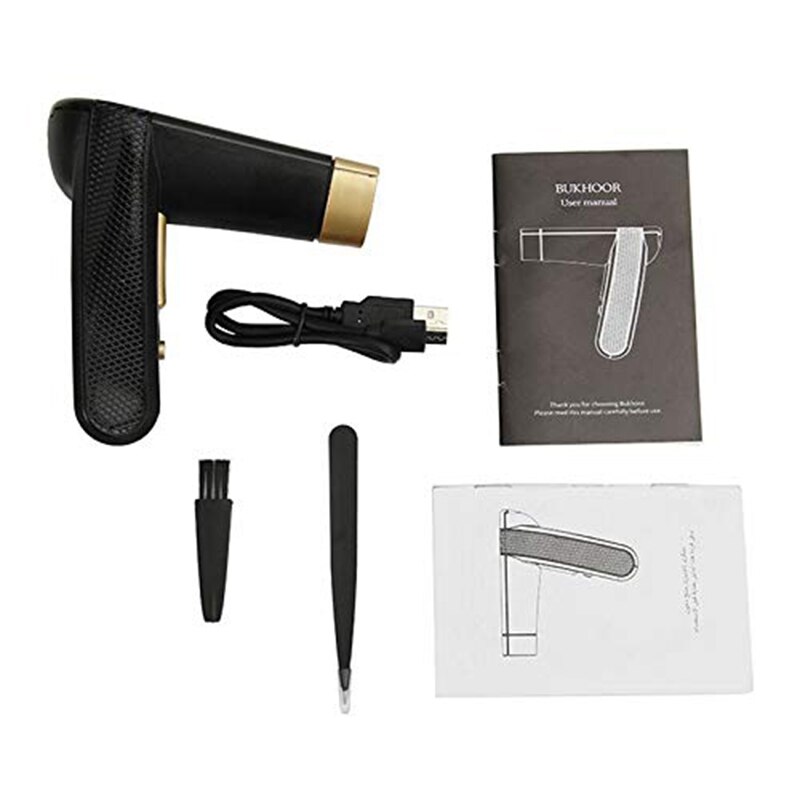 Aromaterapi maskin elektrisk dukhoon mini muslim ramadan usb kraft bärbar rökelse brännare