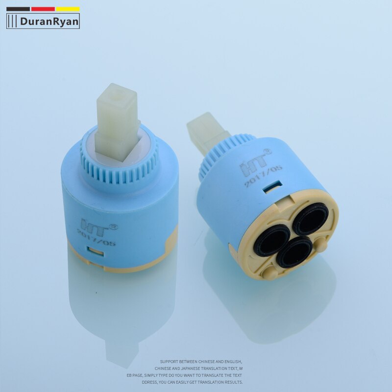 Ceramic mixing water valve core cold and water basin faucet valve core 35/40mm kitchen faucet accessories 35mmABS bar style