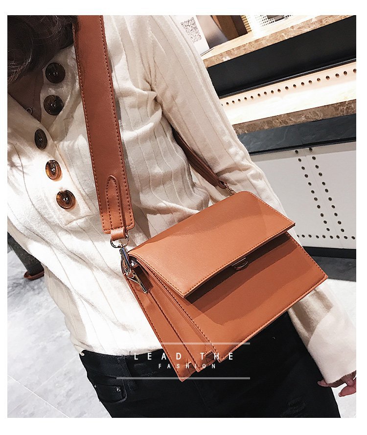 Vintage Female Brief Bag All-match Shoulder Strap Organ Cross Body Bag Women Messenger Small Bag Casual Office Handbag