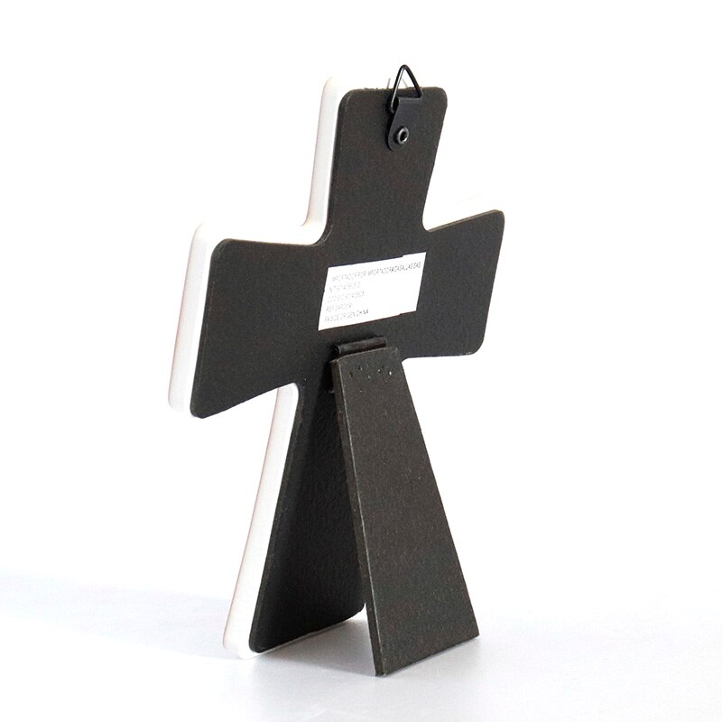 Religieuze Cross Ornamenten Keramische Heilige Maagd Holding Zoon Icoon Wanddecoratie Imagenes Religiosas Catolicas Home Decor